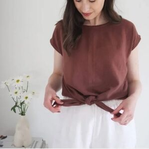 EUC Only Child Luzon Tie-Top- Dusk, XS